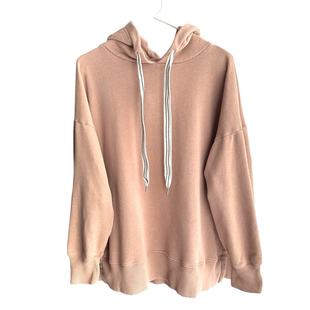Aerie Hoodie Muted Mauve Pink Peach Oversized M 26” pit to pit